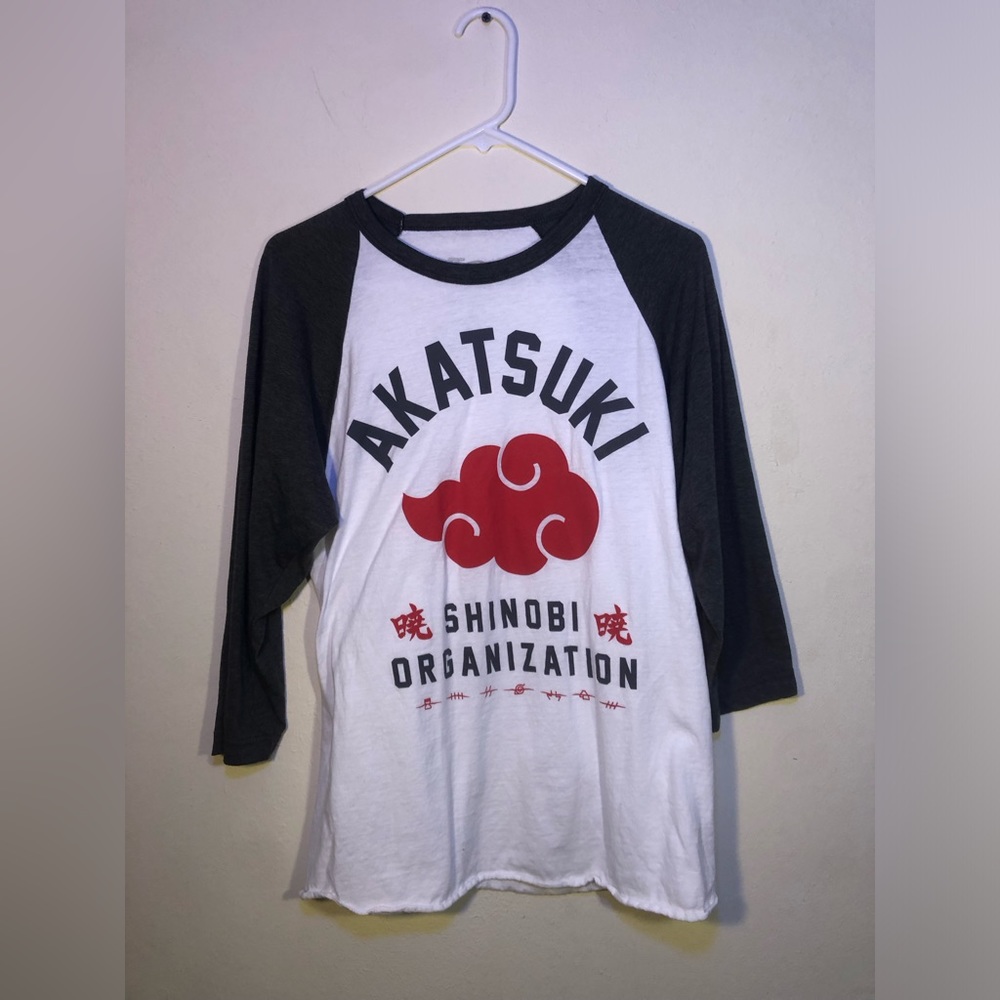 Naruto Akatsuki Elbow Sleeve Shirt